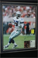 Quincy Carter Signed Poster COA by Global