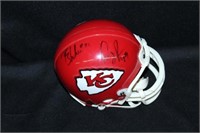 Kansas City Chiefs Mini-Helmet with 2 Signatures