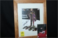 Denny Hamlin Signed Photo 8"x10" Picture of