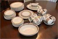 RETRO ROYAL DOULTON  DINNER SERVICE- FIREGLOW