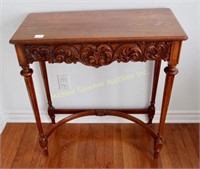 SIGNED H. KRUG & CO SOLID WALNUT OCCASIONAL TABLE
