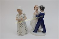 TWO B&G PORCELAIN FIGURINES