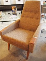Adrian Pearsall Style Tall Back Lounge Chair
