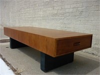 Teak Coffee Table with Pull out Drawers