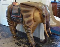 Vintage Carousel Elephant