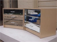 Modernist Three Door Cabinets