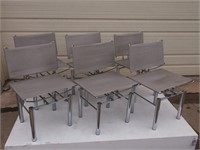 Bitsch Modern Chrome Chairs - Set of 4