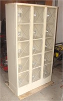 Gym Locker Cabinet with Clear Doors
