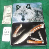 Set of Timber Wolf  Knives