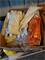 Box of miscellaneous gloves