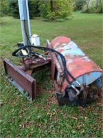 Large sweeper for skid steer approximately 7 foot