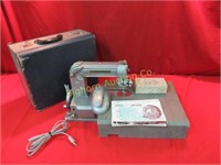 Vintage New Home Sewing Machine Model J.