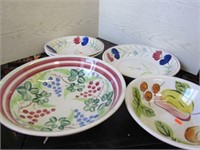 5 Large Ceramic Serving Bowls