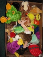 BOX LOT  LARGE BEANIE BABIES