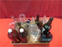 Vintage Bottles & Jars Various Sizes & Styles