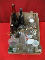 Vintage Bottles & Jars Various Sizes & Styles