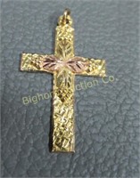 Blackhills 10K Gold Cross Pendant