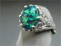 Ring: Size 6.75 AAA Quality Australian Opal