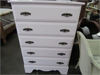 5 Drawer Painted Chest of Drawers