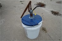 Grease Pail and pump 1