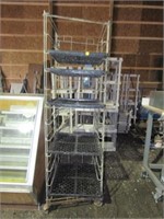 Commercial Roll Around Rack with Trays
