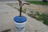 Grease Pail and pump   3