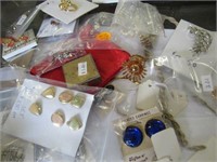 Jewelry Costume Earrings, Tie Tacks, Pins