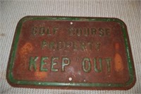 Golf Course Property KEEP OUT