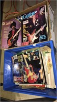 Large group of guitar player magazine from the