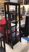 Six shelf display unit with graduated depth, 72 x