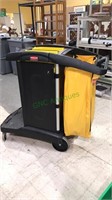 Rubbermaid commercial products cleaning cart,