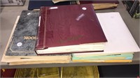 Three vintage scrapbooks including Apple Blossom