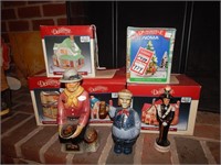 Dickensville Holiday Décor & Figural Decanters