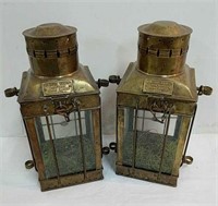 2 Great Britain 1939 Brass Cargo Lanterns #1 U11B