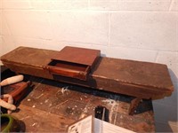 Small  Table Top Bench And Wooden Box