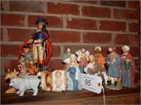 Nativity Figurines & Figural Liquor Decanter