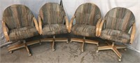 4 Matching Cushion Chairs P14B