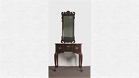 Mahogany Console Stand with Mirror