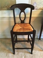 Pottery Barn Rush Seat Counter Chair