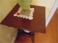 Antique Wooden Corner Table