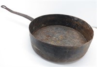 Primitive Hand Forged Giant Cast Iron Skillet