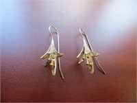 PAIR OF STERLING SILVER EARRINGS