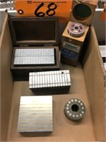 LOT MAGNETIC PARALLELS & CYLINDER SQUARE