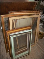 Lot of large picture frames