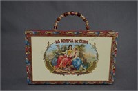 Hand Made Cuban Cigar Box Handbag Purse