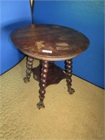 Small Round Claw foot Table