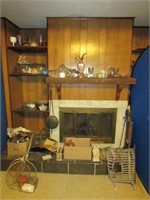 Contents of Mantel and Shelf