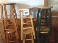 3 Sets of 2 Matching Bar Stools