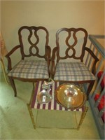 Captains Chairs and End Table