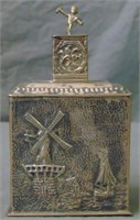 Early Silver Tea Caddy. 6" Tall